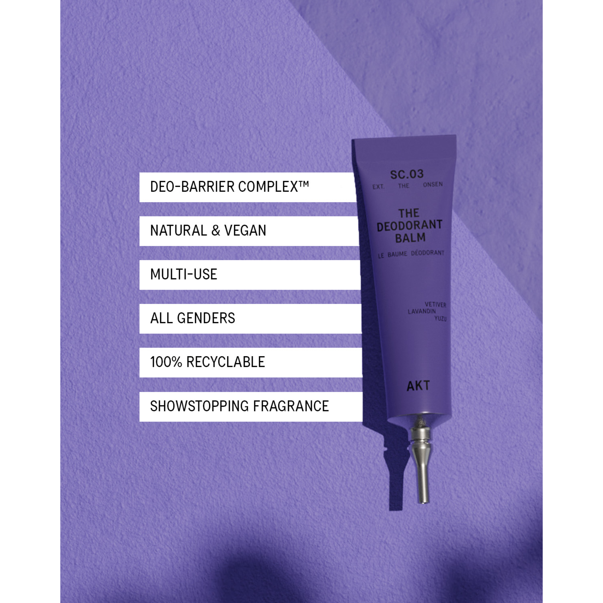 AKT London The Deodorant Balm - The Onsen Sc.03 10ml