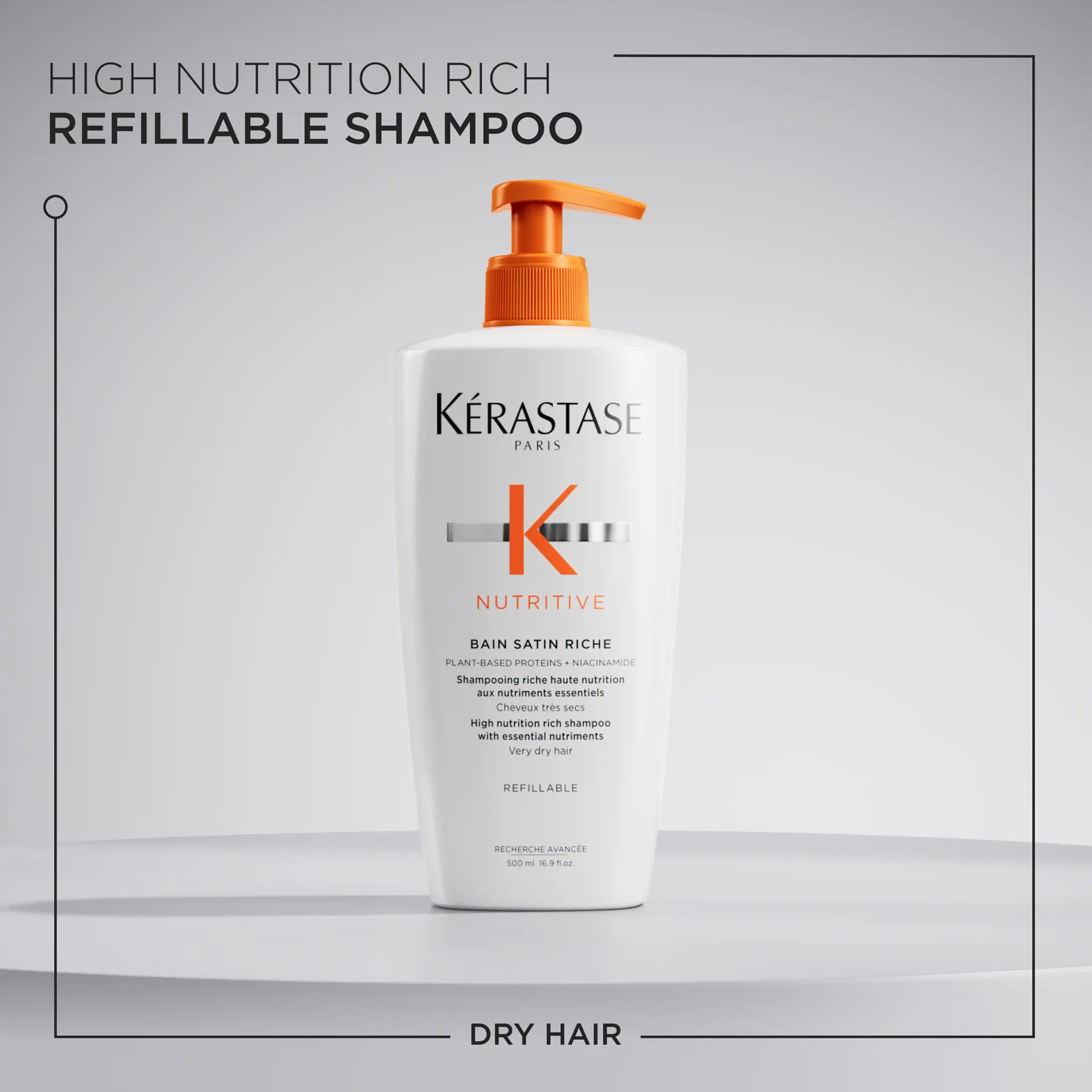 Kérastase Nutritive Bain Satin Riche Shampoo For Very Dry Hair 500ml