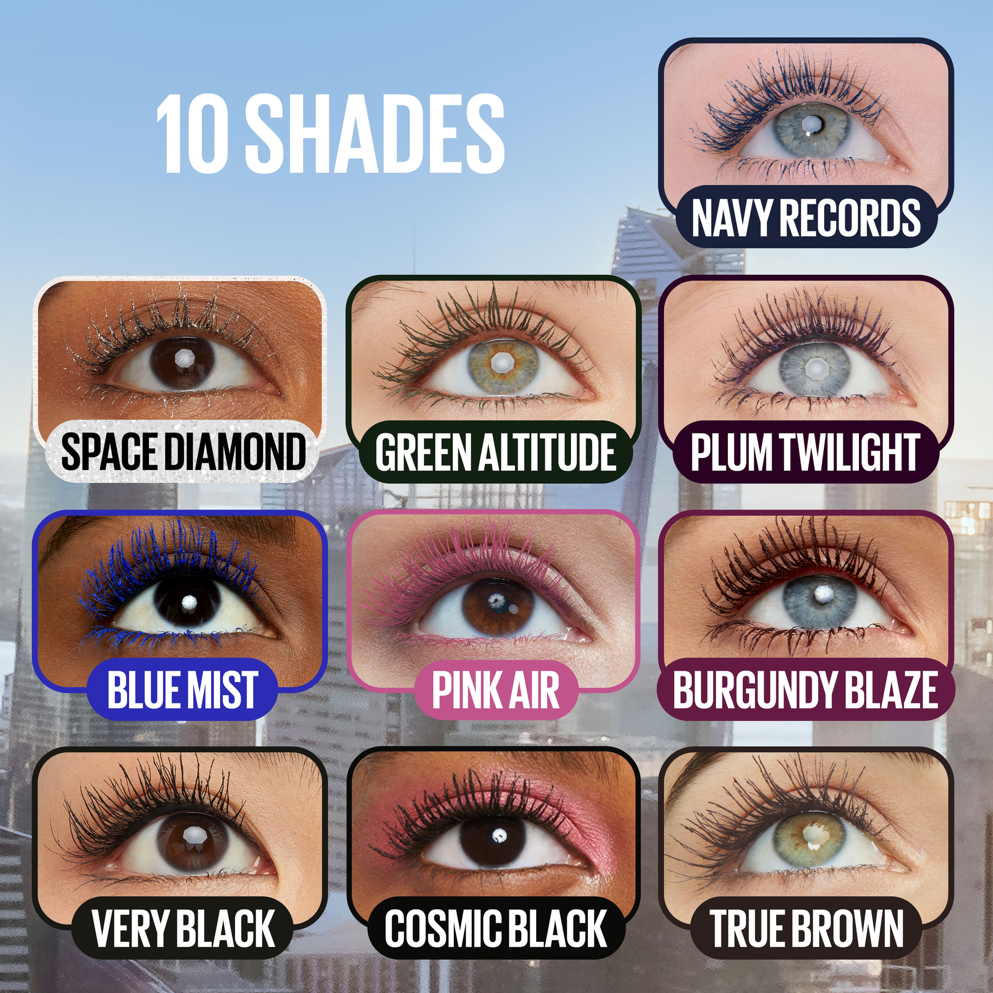 Maybelline New York Sky High Lash Sensational Mascara 7.2 ml, Navy Blue