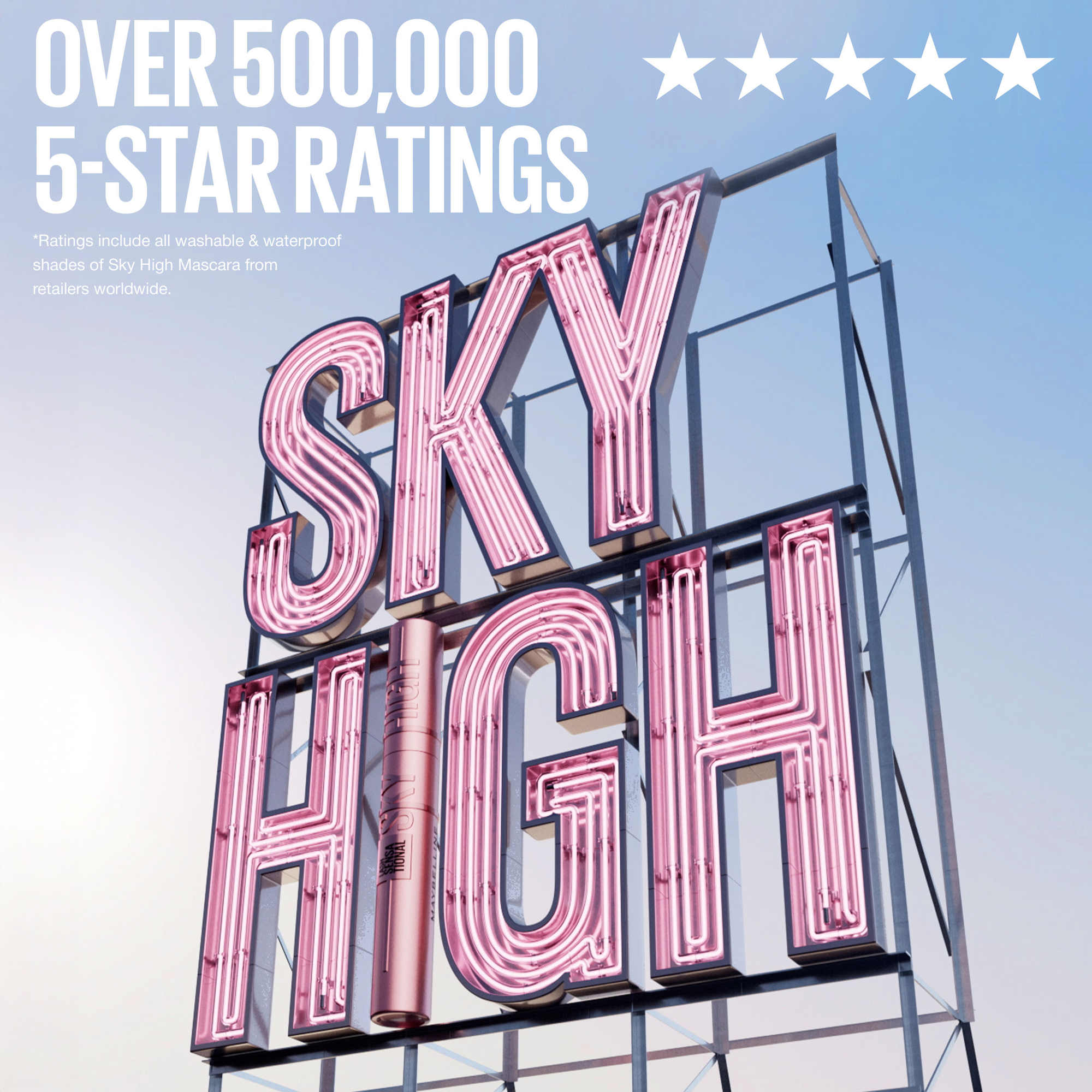Maybelline New York Sky High Lash Sensational Mascara 7.2 ml, Navy Blue