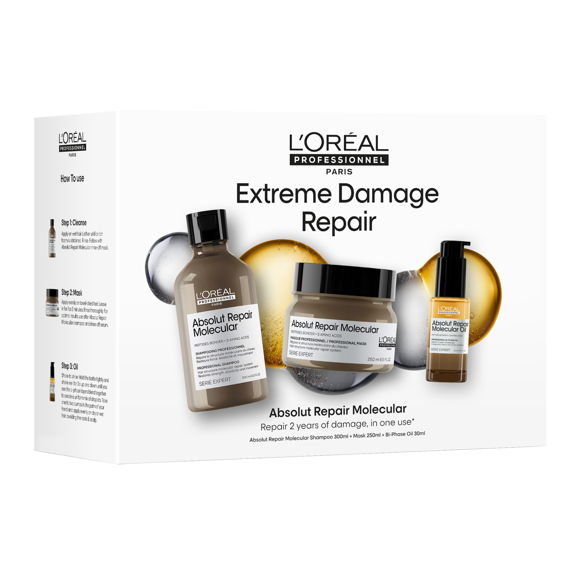 L'Oreal Professionnel Absolut Repair Molecular Trio Holiday Pack 2026