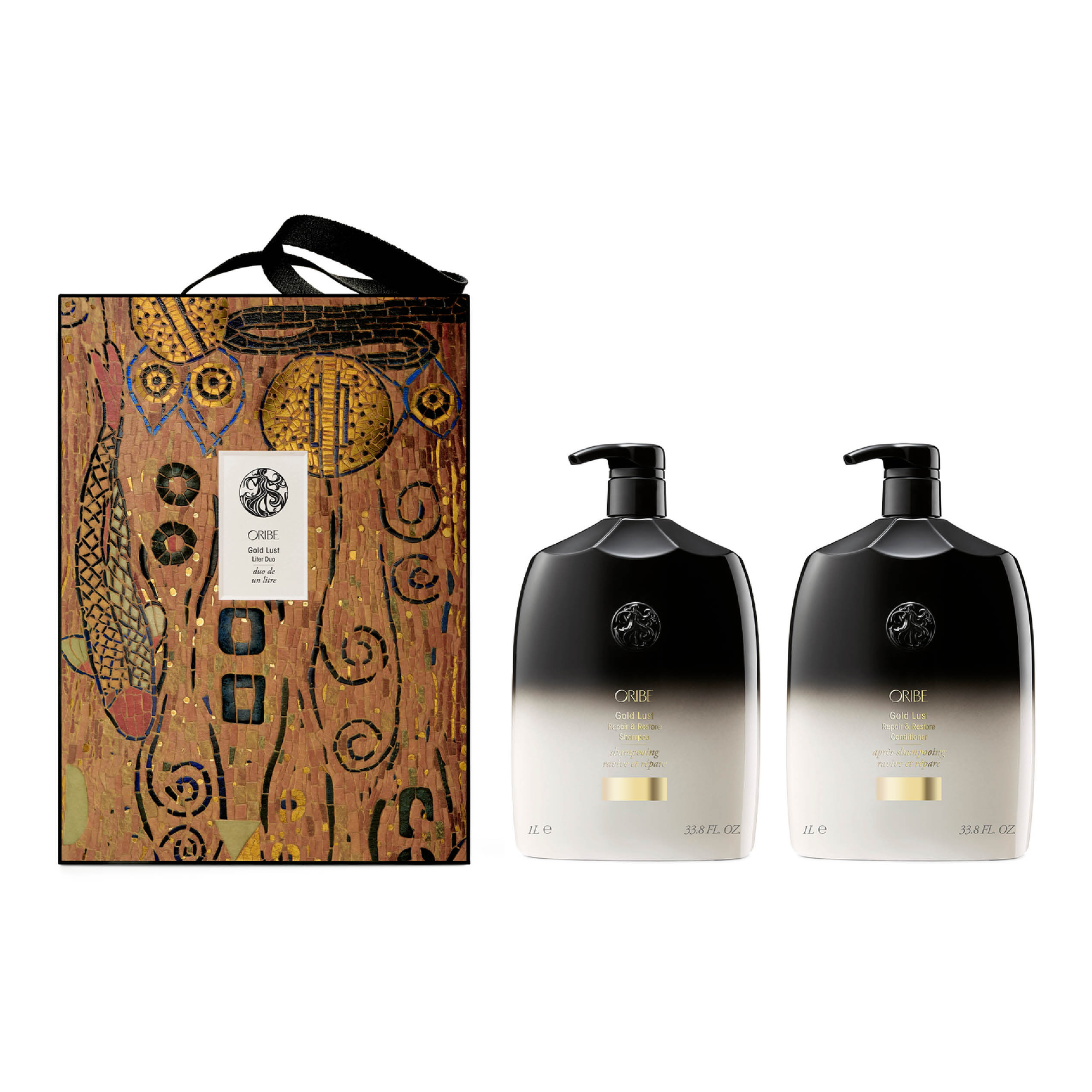 Oribe Gold Lust Litre Set
