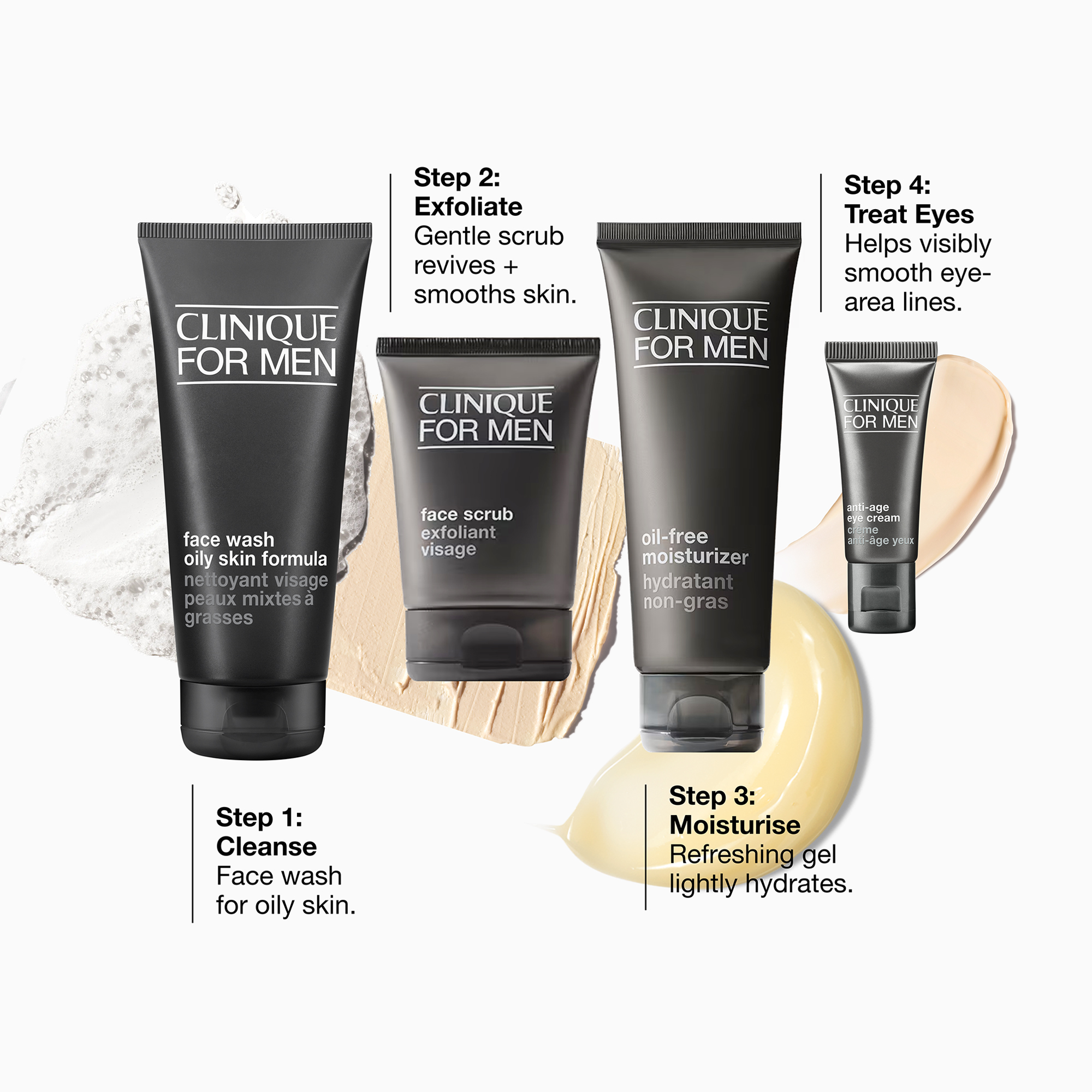 Clinique Great Skin For Him: Combination Oily Skin Set