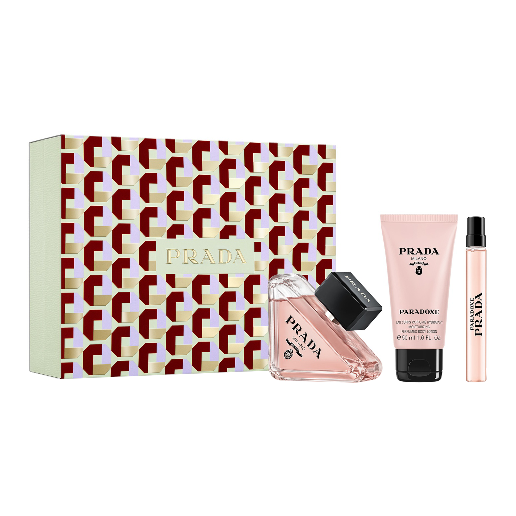 Prada Paradoxe EDP 90ml + Travel Spray & Body Lotion Set