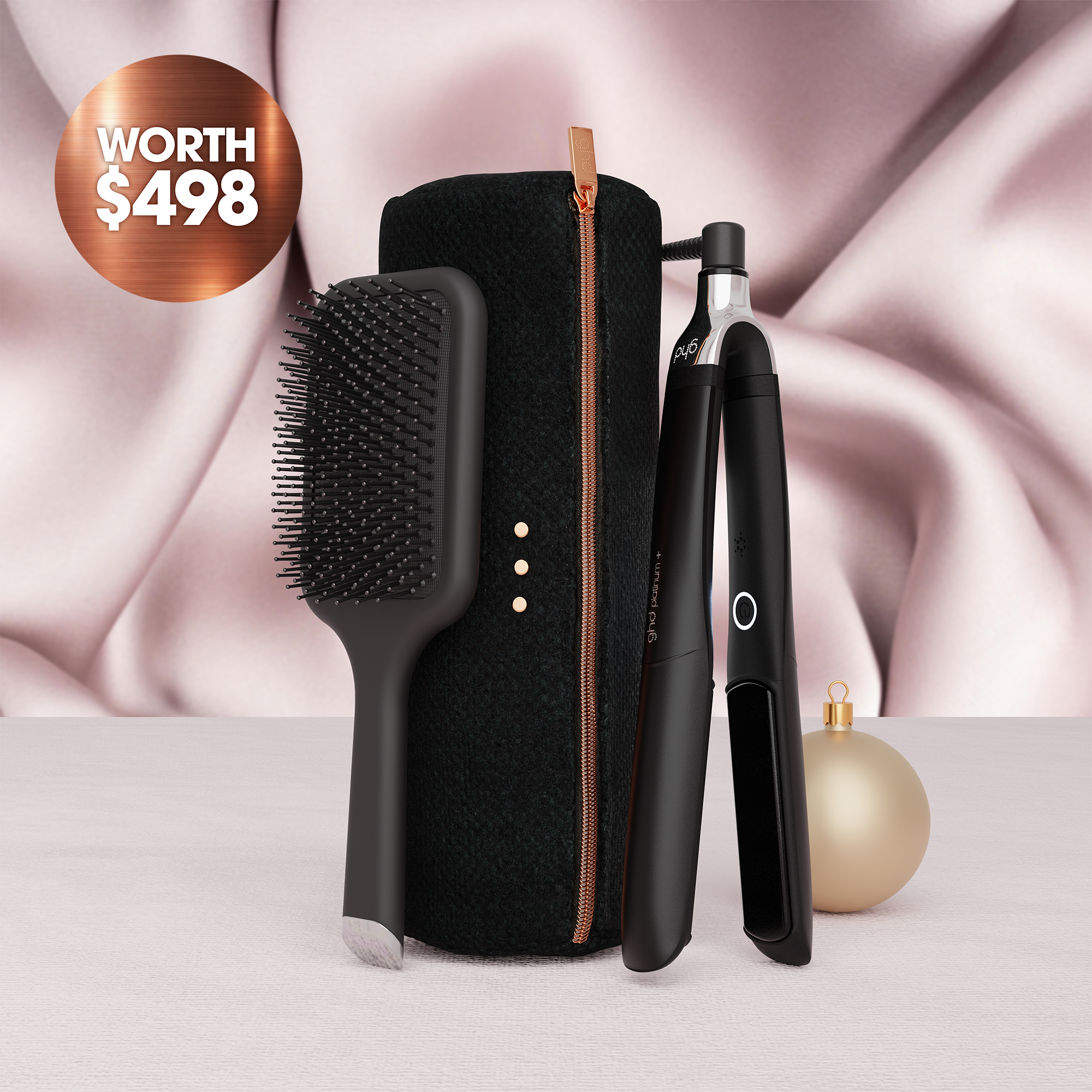 GHD Platinum+ Hair Straightener Gift Set