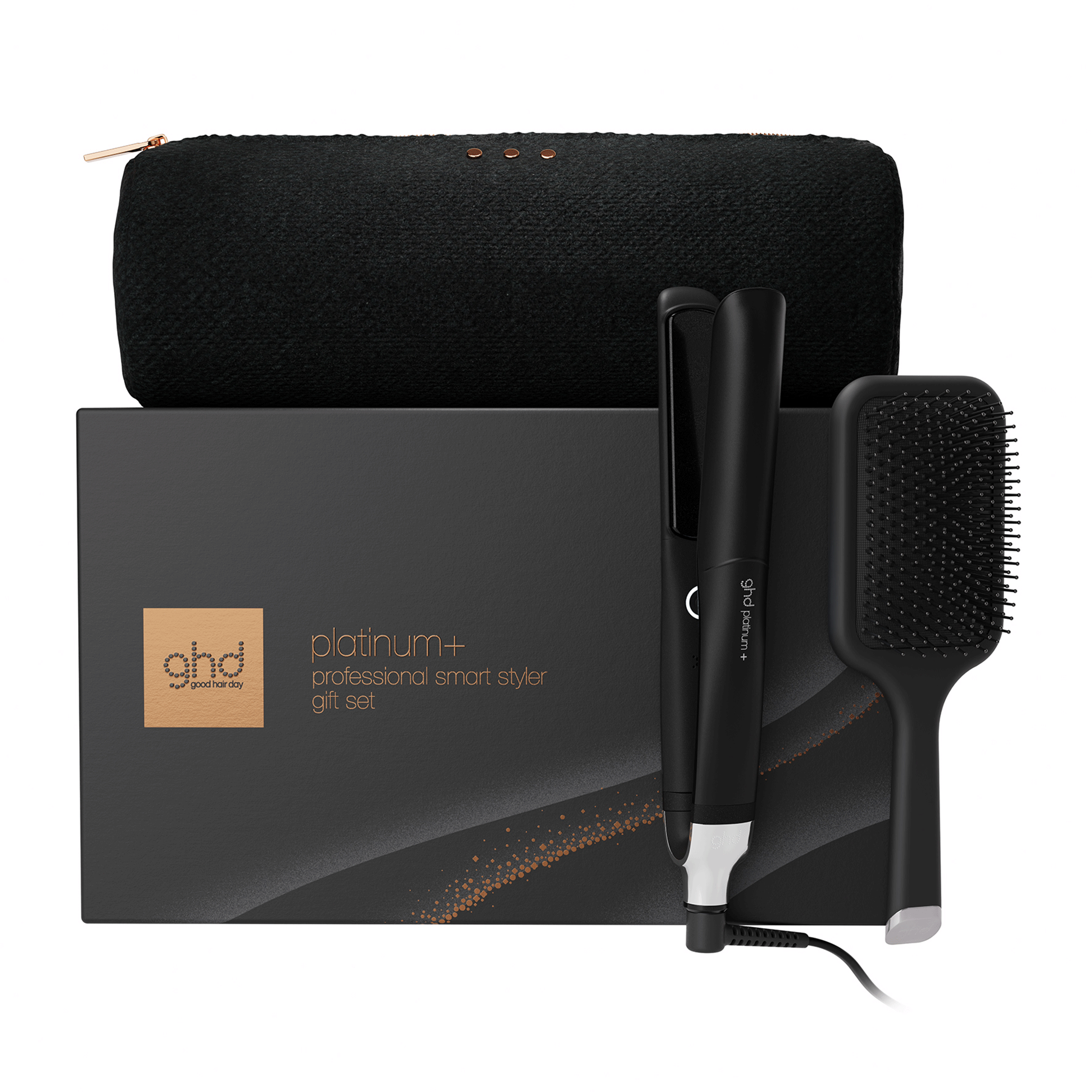 GHD Platinum+ Hair Straightener Gift Set