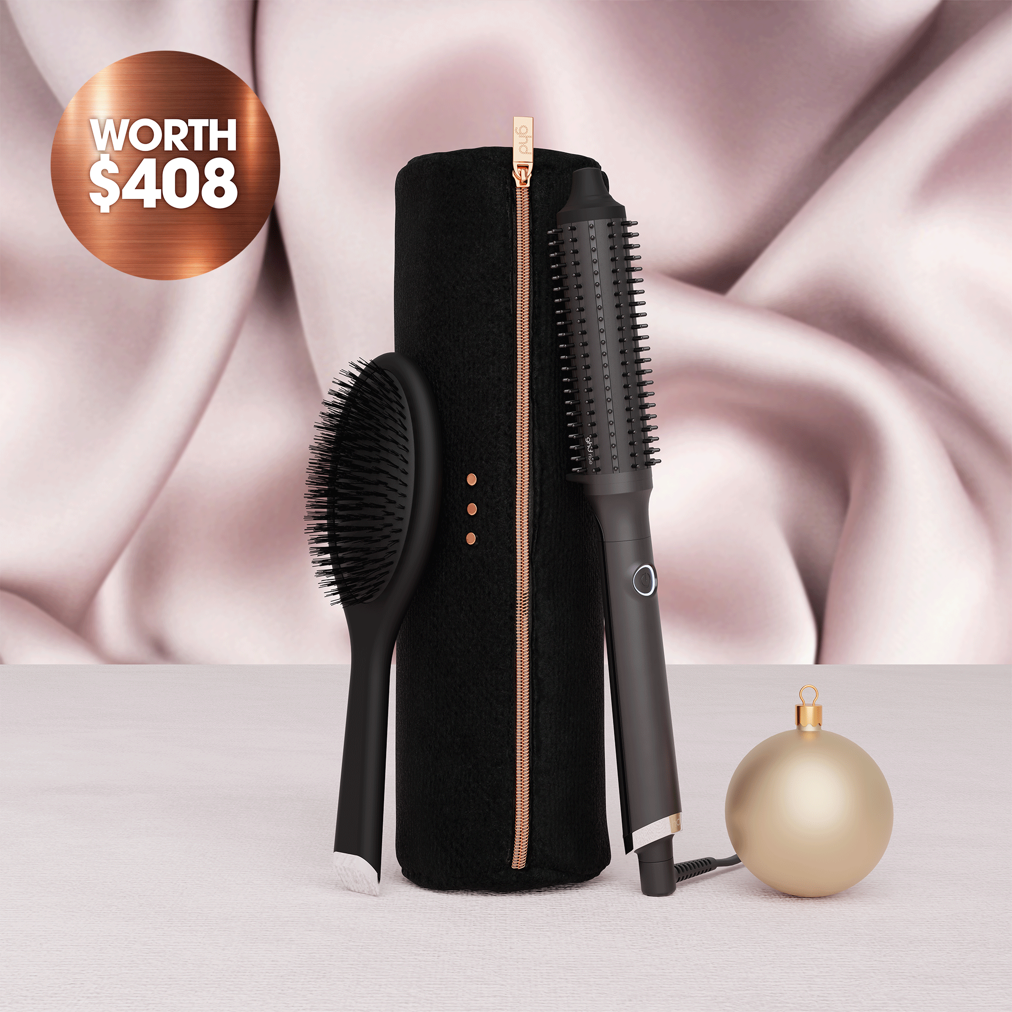 GHD Rise Hot Brush Gift Set