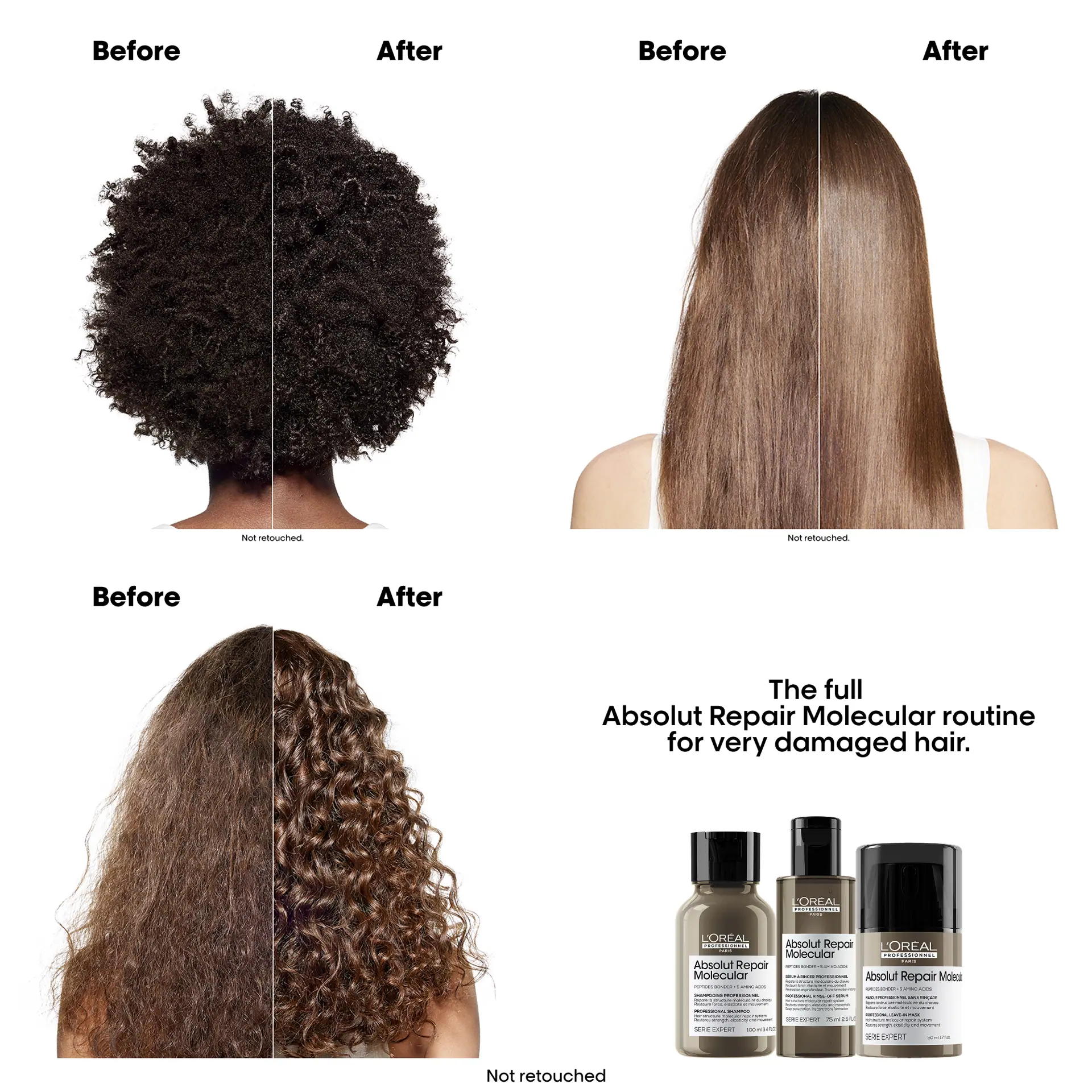 L'Oreal Professionnel Absolut Repair Molecular Shampoo 100ml