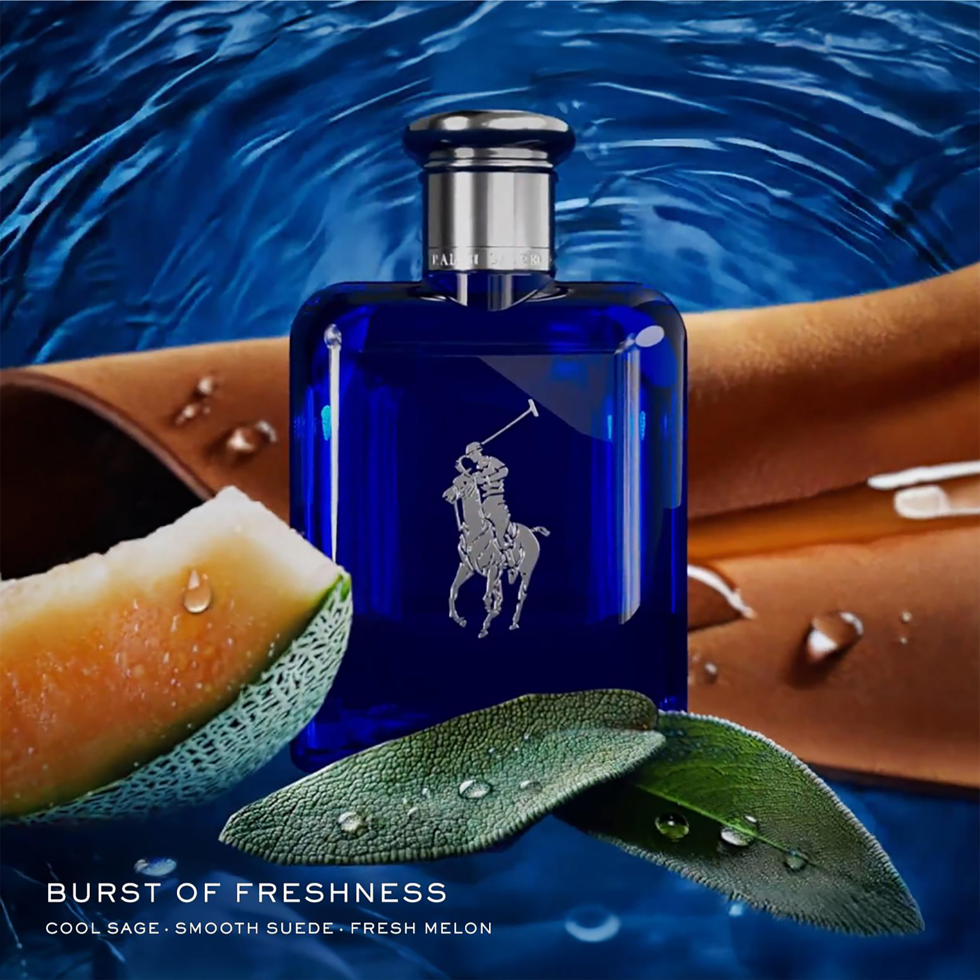 Ralph Lauren Polo Blue EDT 125ml + 10ml Travel Spray Set