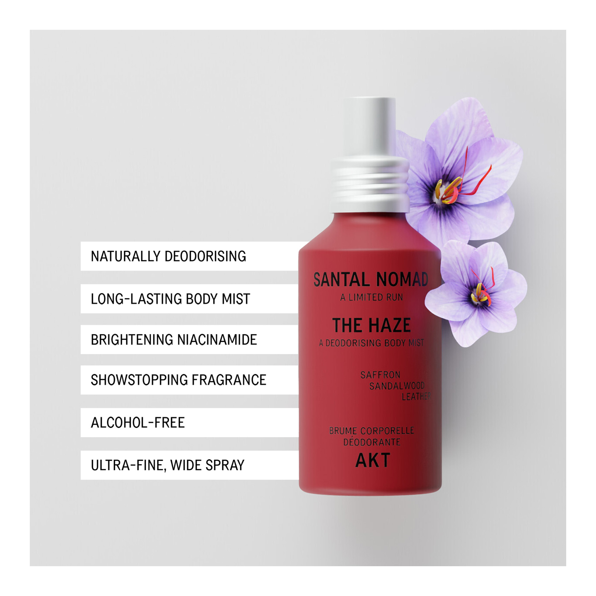 AKT London The Haze Body Deodorizing Mist - Santal Nomad