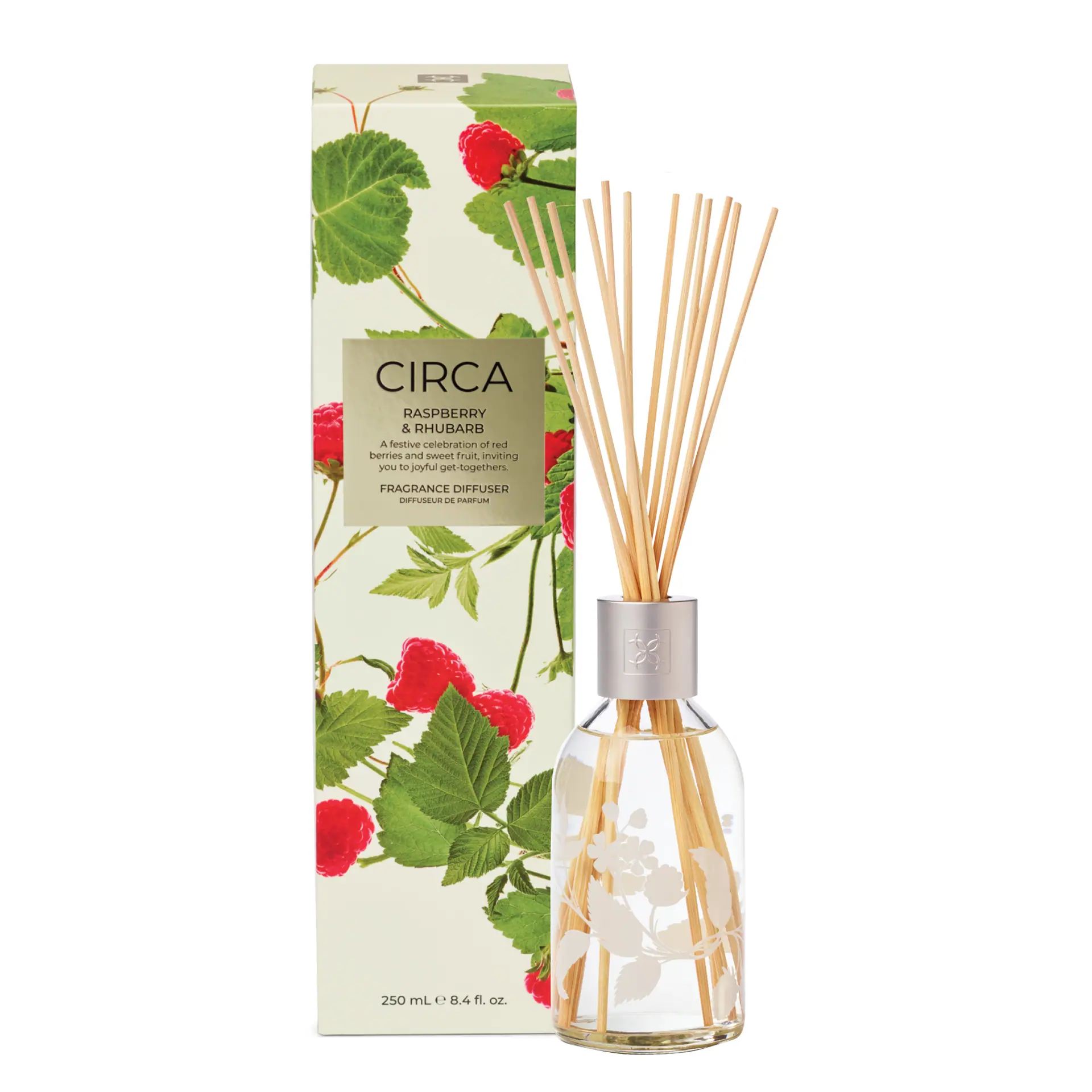 CIRCA 250mL Diffuser - Christmas - RASPBERRY & RHUBARB - X26