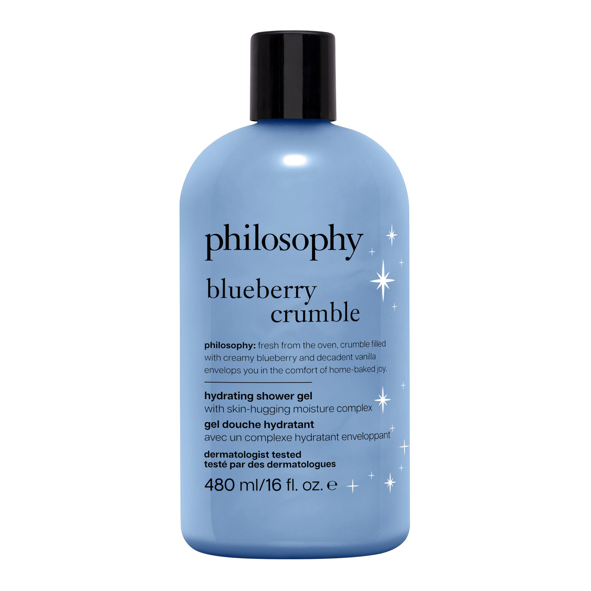 philosophy blueberry crumble shower gel 480ml