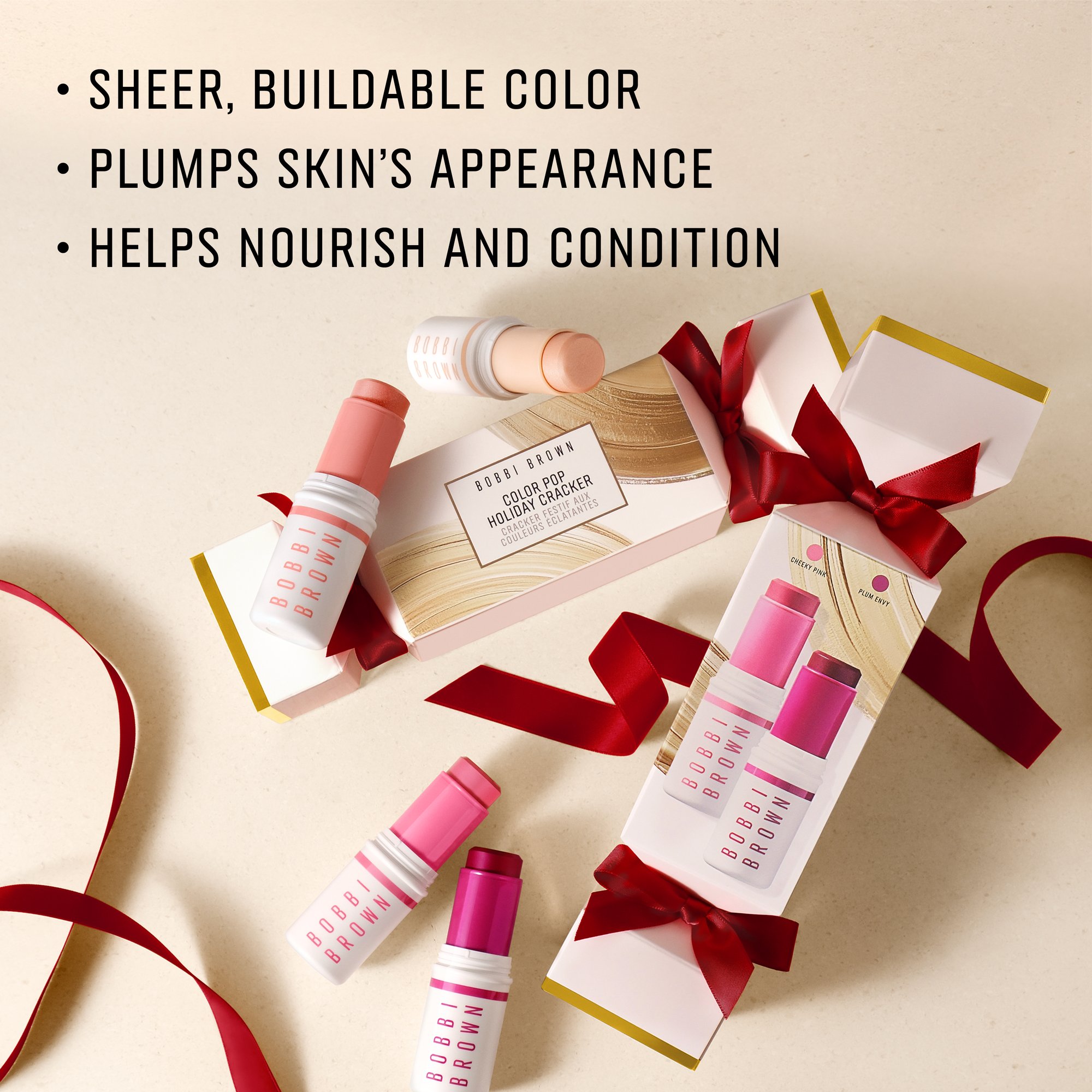 Bobbi Brown Holiday Gift Sets Color Pop Holiday Highlighter And Blush Stick Duo