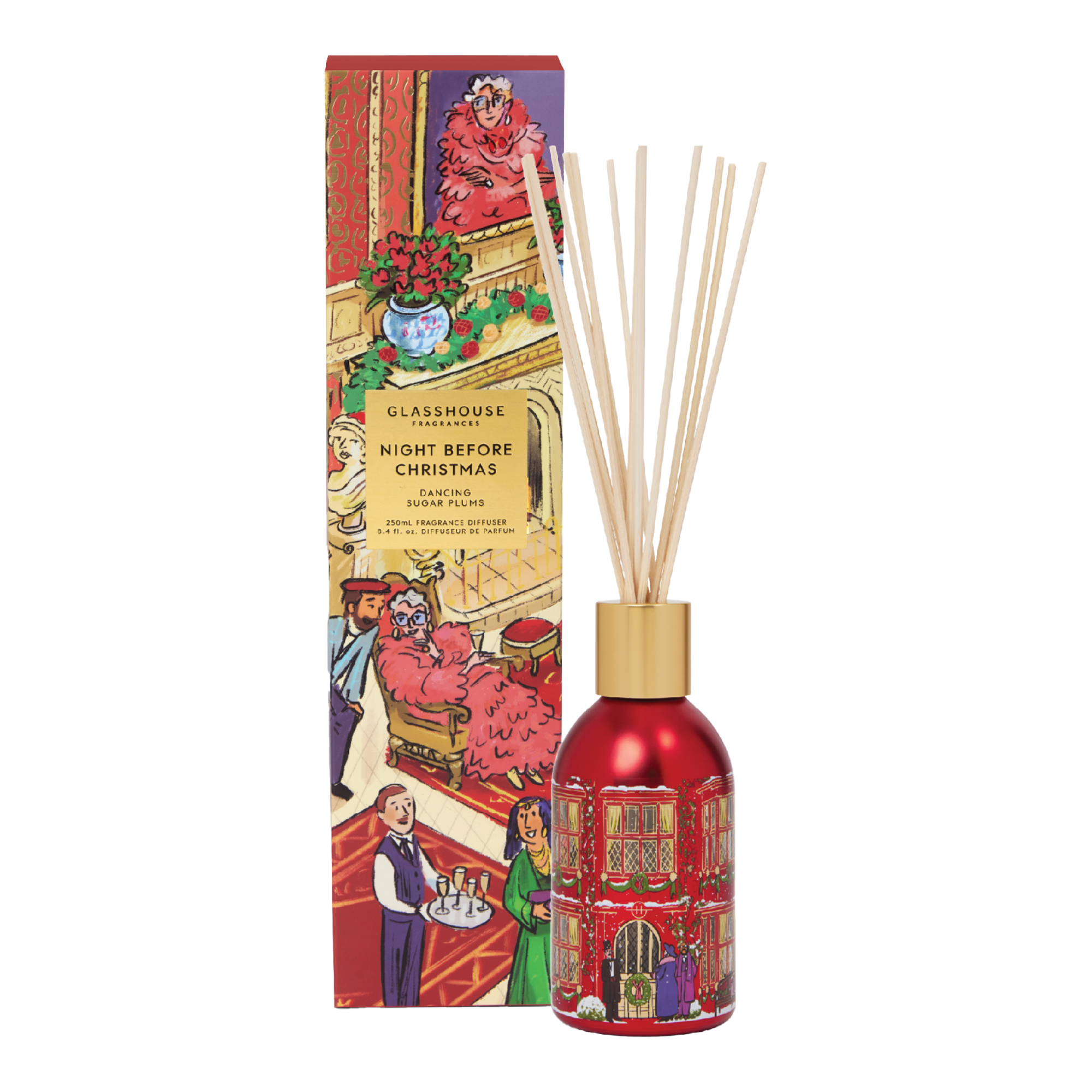 Glasshouse Fragrances 250ml Diffuser - Night Before Christmas - X26