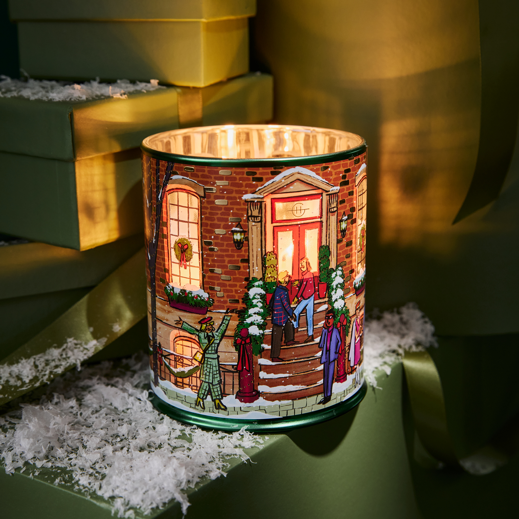Glasshouse Fragrances 380g Candle - Christmas - Winter Wonderland - X26