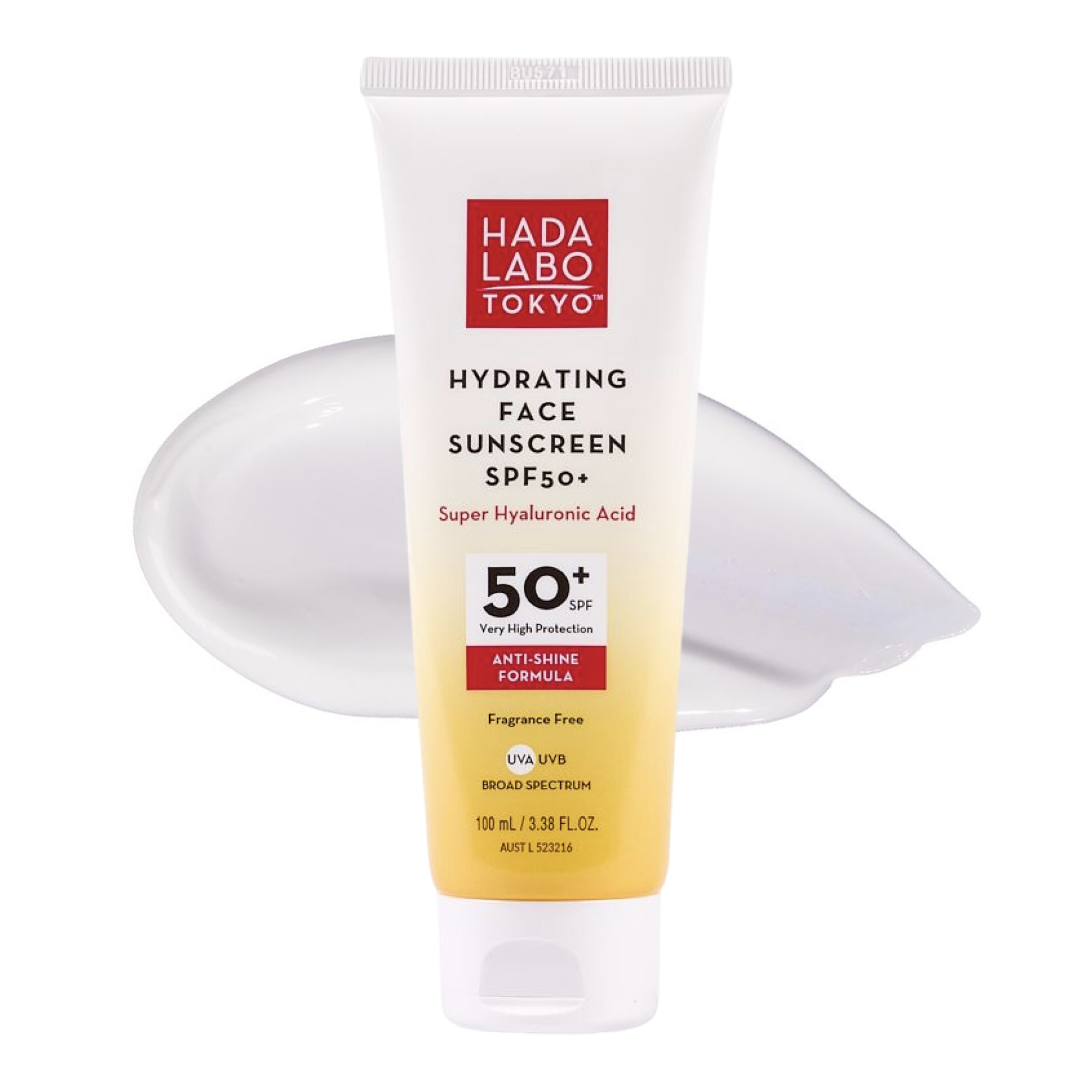 Hada Labo Tokyo Hydrating Face Sunscreen SPF50+ 100mL