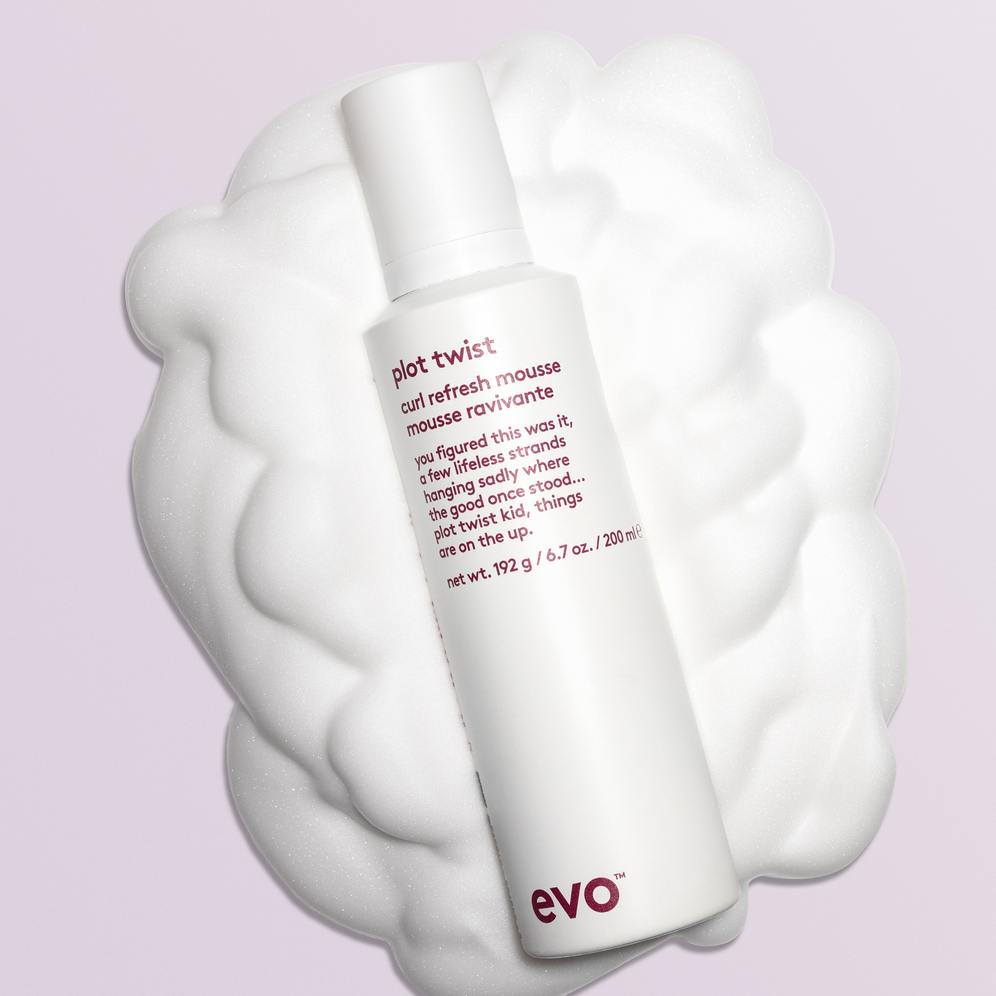 evo plot twist curl refresh mousse 200ml - Adore Beauty