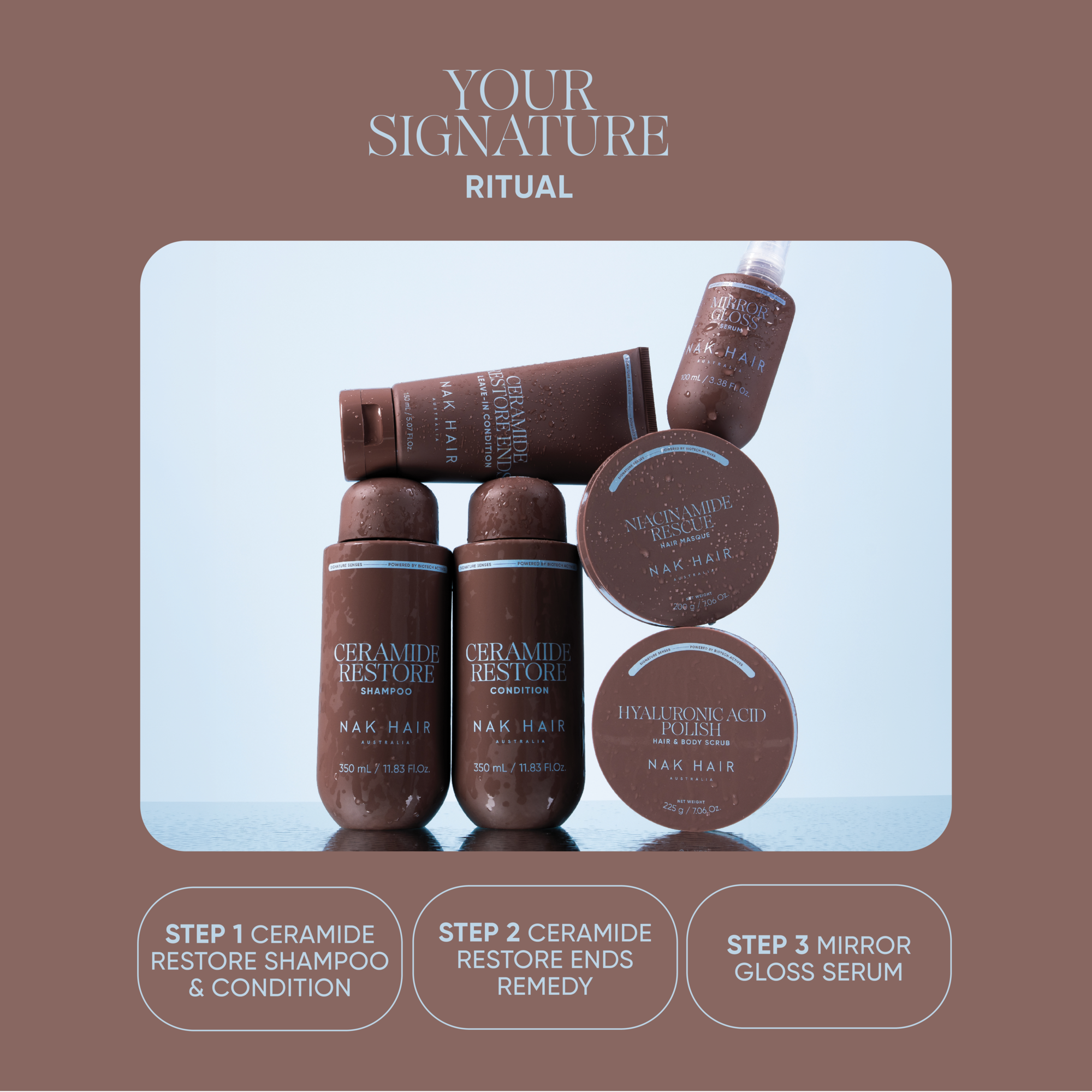 NAK Ceramide Restore Shampoo 350mL
