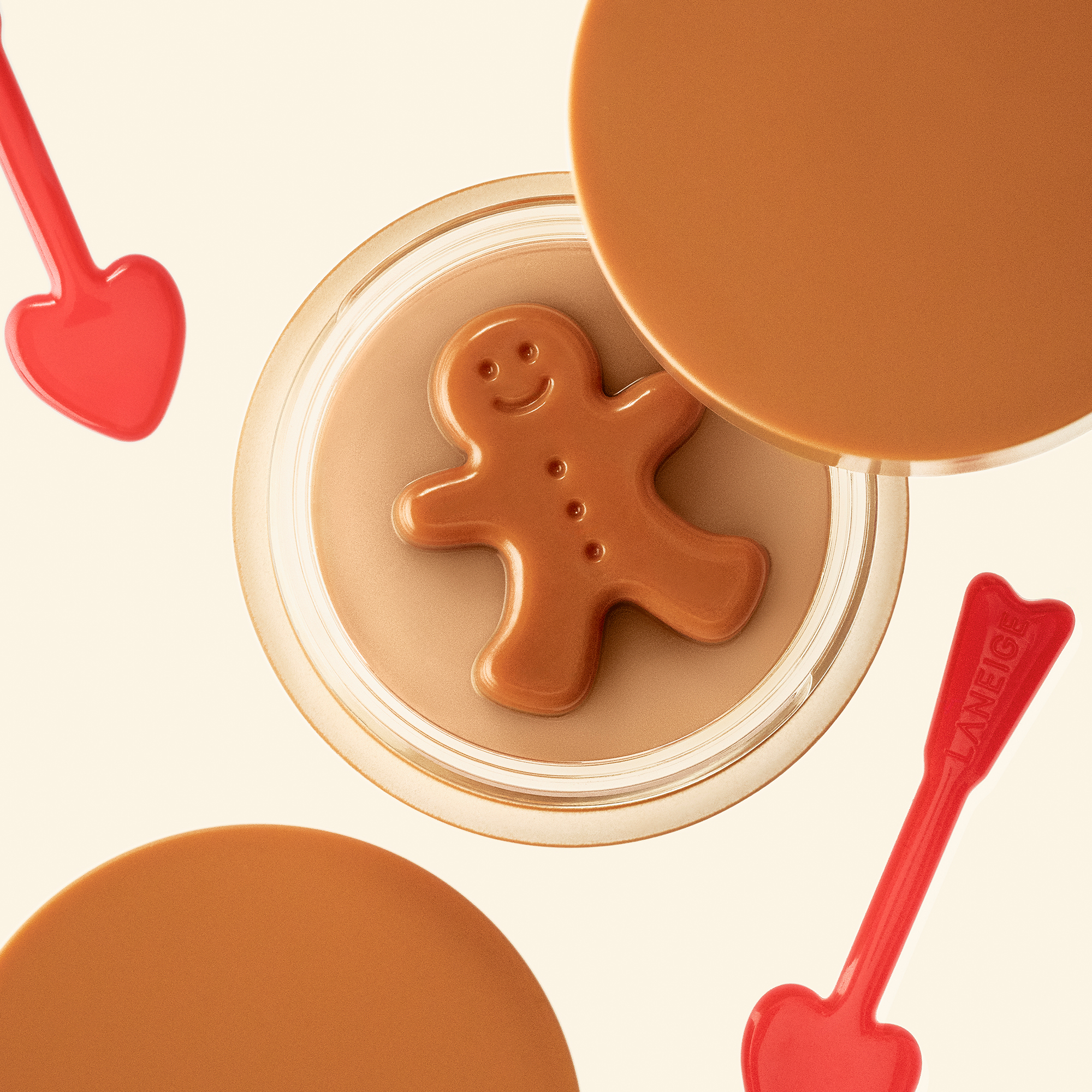 Laneige Lip Sleeping Mask Topping Pie Edition Ginger Bread Man