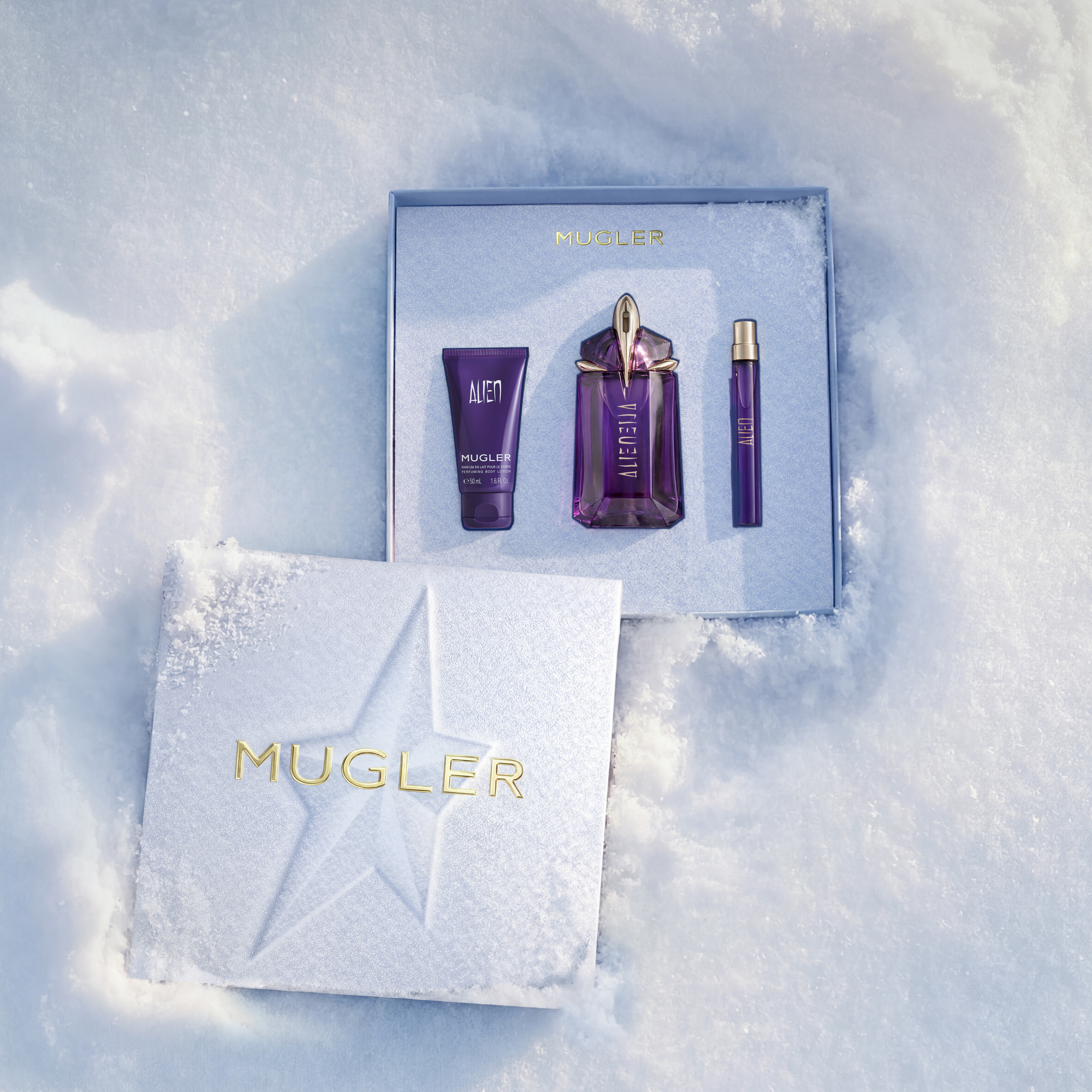Mugler Alien EDP 60ml + Body Lotion & Travel Spray