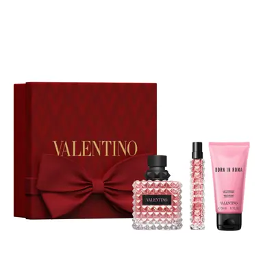 Valentino Born In Roma Donna Pink EDP 100ml + Travel Spray & Body Lotion