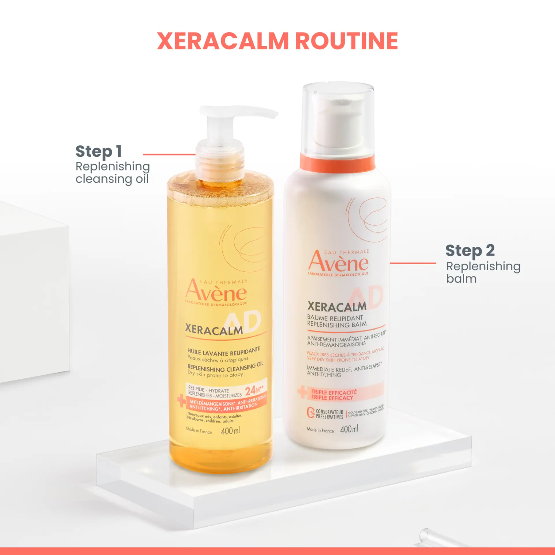 Avène XeraCalm A.D Lipid-Replenishing Balm 400ml