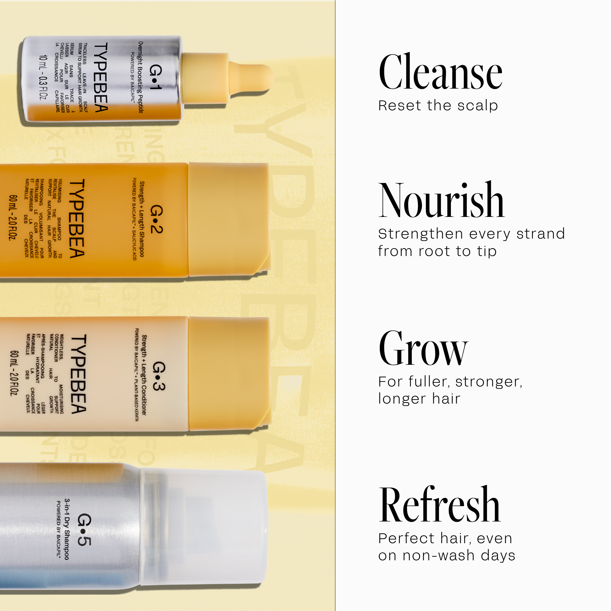 TYPEBEA Daily Hair Growth & Refresh Kit