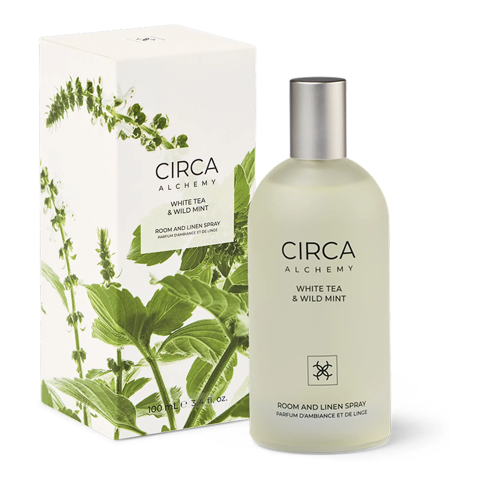 CIRCA 100ml Room & Linen Spray - Alchemy - WHITE TEA & WILD MINT
