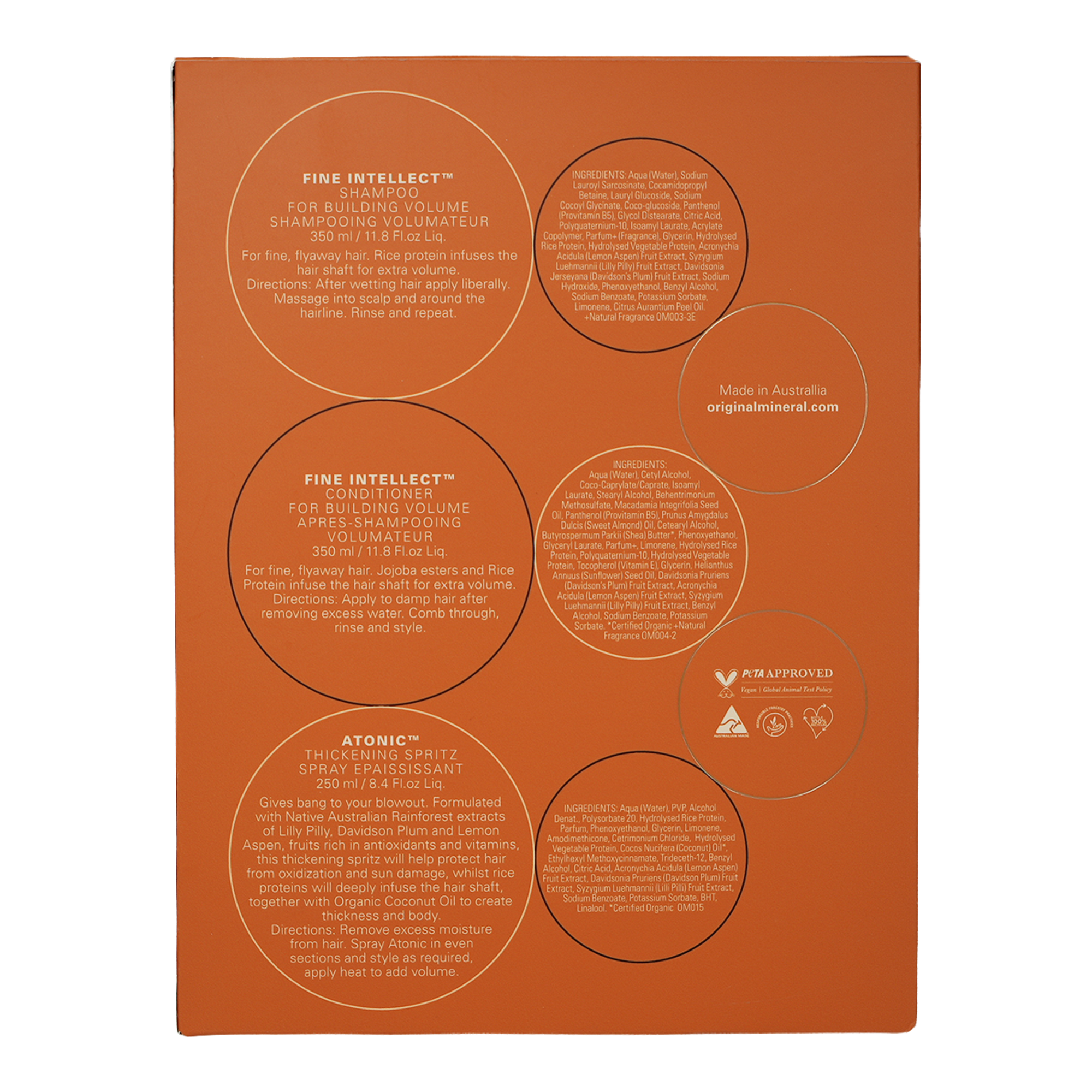 O&M Volumise and Thicken Pack